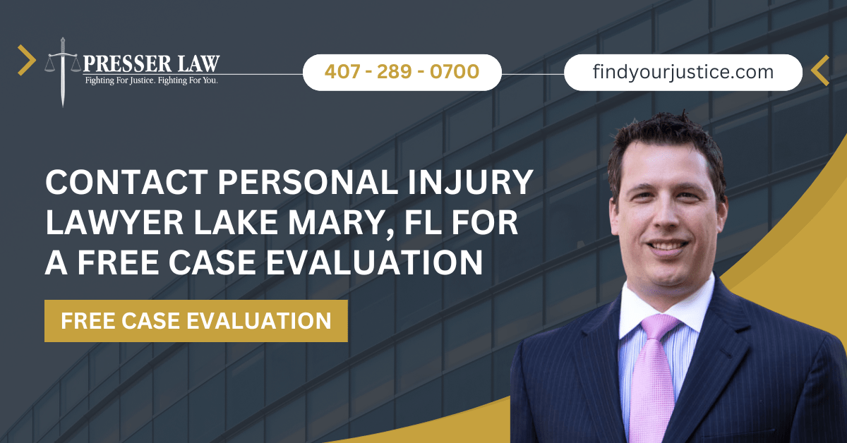 personal injury lawyer Lake Mary, FL - Presser Law, P.A.