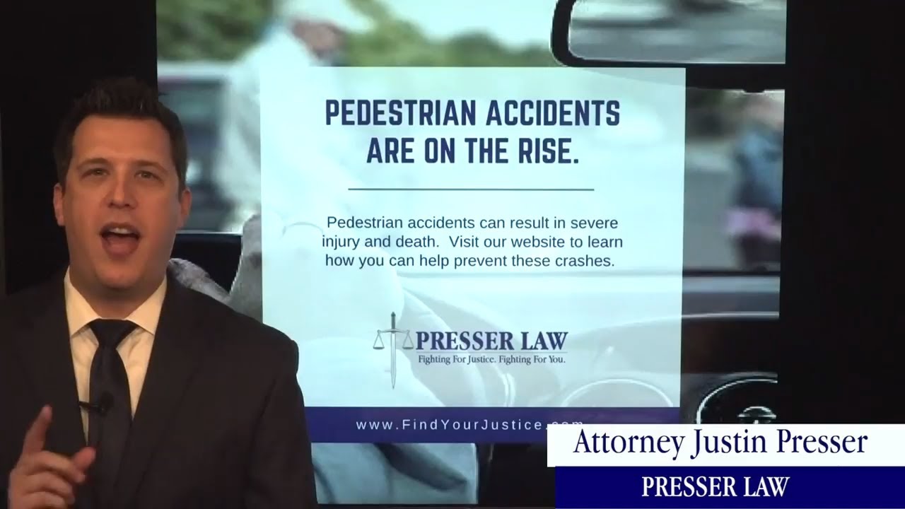 WARNING Pedestrian injuries on the rise Personal Injury Attorney